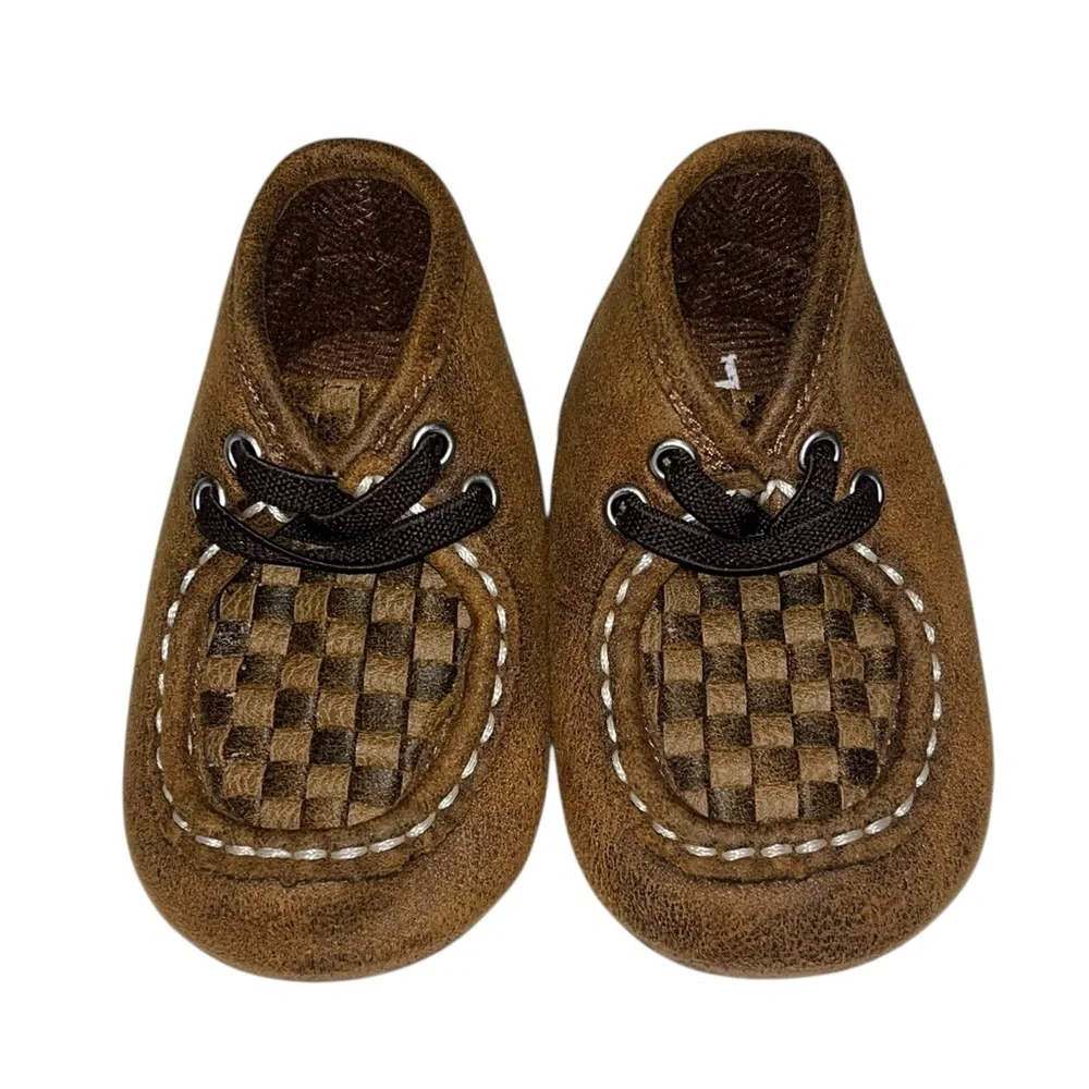 Twister‎ Baby Buckers Carson Brown Chukka Shoes - Infant Size 3